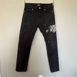 H&M “paint splatter” jeans